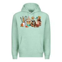 Seafoam cookie coffee cup Premium Hoodie - AdoDesignShop