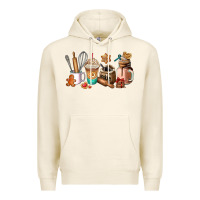 Tofu cookie coffee cup Premium Hoodie - AdoDesignShop