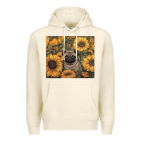 Sandshell pug Premium Hoodie - Unal Design