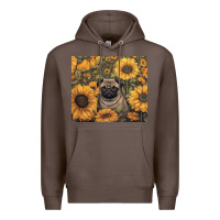 Coffee pug Premium Hoodie - Unal Design