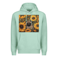 Seafoam pug Premium Hoodie - Unal Design