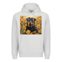 Dove Grey rotweiler Premium Hoodie - Unal Design