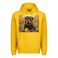 Lemon rotweiler Premium Hoodie - Unal Design
