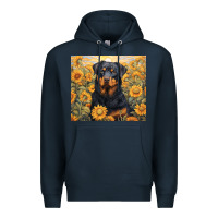 Navy rotweiler Premium Hoodie - Unal Design