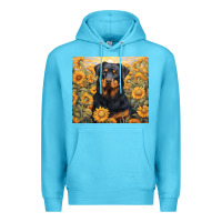 Ocean Blue rotweiler Premium Hoodie - Unal Design