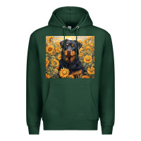 Sports Green rotweiler Premium Hoodie - Unal Design
