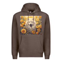 Coffee samoyed Premium Hoodie - Unal Design
