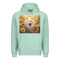 Seafoam samoyed Premium Hoodie - Unal Design