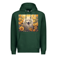 Sports Green samoyed Premium Hoodie - Unal Design