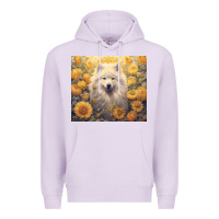 Lilac samoyed Premium Hoodie - Unal Design