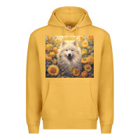 Mustard samoyed Premium Hoodie - Unal Design