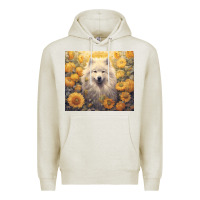 Oatmeal Heather samoyed Premium Hoodie - Unal Design