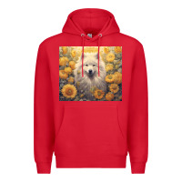 Red samoyed Premium Hoodie - Unal Design