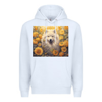 White samoyed Premium Hoodie - Unal Design