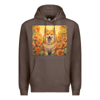 Coffee shiba inu Premium Hoodie - Unal Design