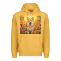 Mustard shiba inu Premium Hoodie - Unal Design