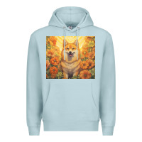 Blue Mist shiba inu Premium Hoodie - Unal Design