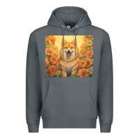 Rock shiba inu Premium Hoodie - Unal Design