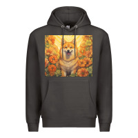 Smoke shiba inu Premium Hoodie - Unal Design