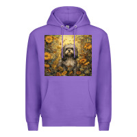 Purple shih tzu Premium Hoodie - Unal Design