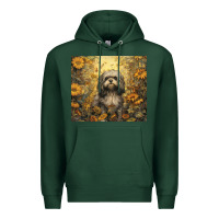 Sports Green shih tzu Premium Hoodie - Unal Design