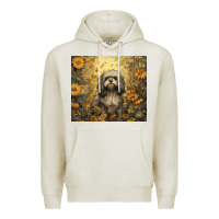 Oatmeal Heather shih tzu Premium Hoodie - Unal Design