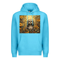 Ocean Blue shih tzu Premium Hoodie - Unal Design