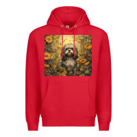 Red shih tzu Premium Hoodie - Unal Design
