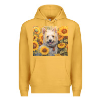 Mustard westie Premium Hoodie - Unal Design