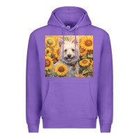 Purple westie Premium Hoodie - Unal Design