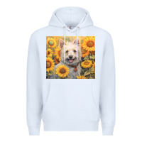 White westie Premium Hoodie - Unal Design
