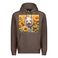 Coffee westie Premium Hoodie - Unal Design