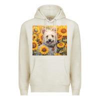 Oatmeal Heather westie Premium Hoodie - Unal Design