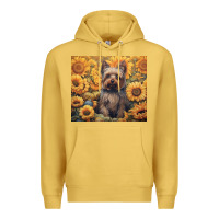 Antique Gold yorkshire terrier Premium Hoodie - Unal Design
