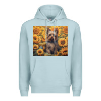Blue Mist yorkshire terrier Premium Hoodie - Unal Design
