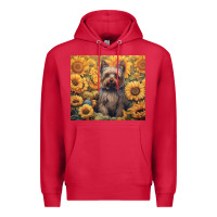 Cardinal yorkshire terrier Premium Hoodie - Unal Design