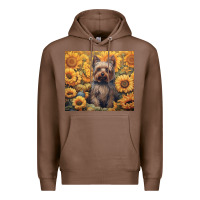 Chestnut yorkshire terrier Premium Hoodie - Unal Design