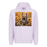 Lilac yorkshire terrier Premium Hoodie - Unal Design