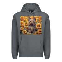 Rock yorkshire terrier Premium Hoodie - Unal Design