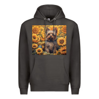 Smoke yorkshire terrier Premium Hoodie - Unal Design