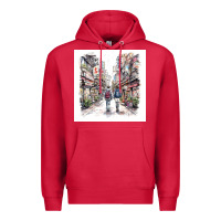 Cardinal Japan Street Premium Hoodie - Unal Design