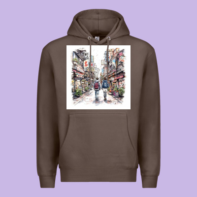 Japan Street Premium Hoodie Designed By Unal Design