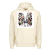 Sandshell Japan Street Premium Hoodie - Unal Design