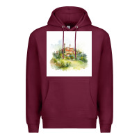 Burgundy Italy Premium Hoodie - Unal Design