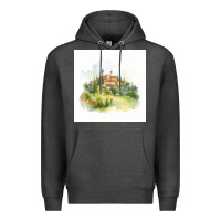 Charcoal Heather Italy Premium Hoodie - Unal Design