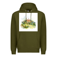 Army Green Italy Premium Hoodie - Unal Design