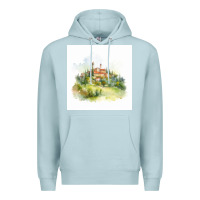 Blue Mist Italy Premium Hoodie - Unal Design