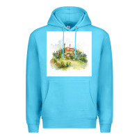 Ocean Blue Italy Premium Hoodie - Unal Design