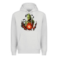 Dove Grey Grinch Premium Hoodie - Unal Design
