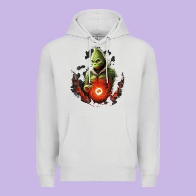 Grinch Premium Hoodie Designed By Unal Design